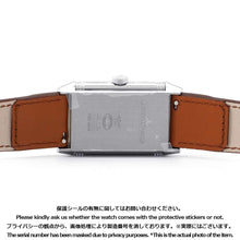 Load image into Gallery viewer, JAEGER-LE COULTRE Reverso Tribute Monoface W24.4mm×H40.1mm Stainless Steel Leather Silver DialQ7168420
