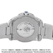 将图像加载到图库查看器中，CARTIER Calibre de Cartier W42mm Stainless Steel Silver DialW7100015
