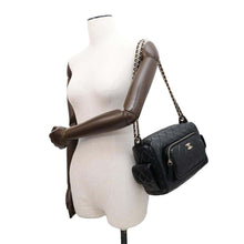 Load image into Gallery viewer, CHANEL Camera Case ChainShoulder Bag BlackAS5156 Shiny Crumple Lambskin
