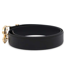 Load image into Gallery viewer, CHANEL CC Logo Belt Size 75 Black Leather
