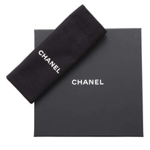 将图像加载到图库查看器中，CHANEL CC Logo Belt Size 75 Black Leather
