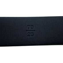 将图像加载到图库查看器中，CHANEL CC Logo Belt Size 70 Black/White Leather
