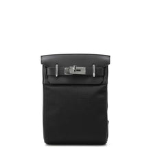 Load image into Gallery viewer, HERMES kelly akkad Black Toile Bivouac Swift Leather Size PM
