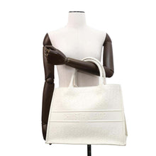 Load image into Gallery viewer, Dior Book tote White Leather Size Medium
