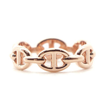 Load image into Gallery viewer, HERMES Chaine d&#39;Ancre Anchene Ring Size PM/52/#12 18K Pink Gold
