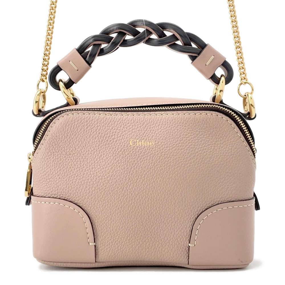 Chloe Dahlia ChainShoulder Bag Jasmin FlowerCHC20US361C62 Calf Leather