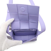 Load image into Gallery viewer, Bottega Veneta Candy Cassette Shoulder Bag Purple666688 Lambskin
