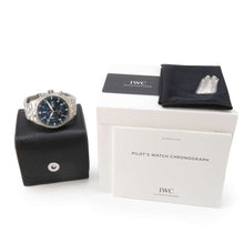 将图像加载到图库查看器中，IWC Pilot watch W43mm Stainless Steel Blue DialIW378004
