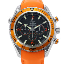 Load image into Gallery viewer, OMEGA Seamaster Planet Ocean 600?M W45.5mm Stainless Steel Leather Black Dial2918.50.38
