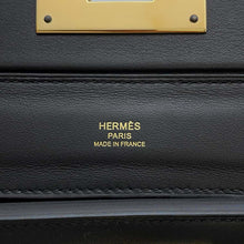 Load image into Gallery viewer, HERMES 24/24 Sac Van Quatre Black Swift Leather Evercolor Size Mini
