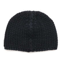 Load image into Gallery viewer, HERMES Knit cap &quot;Joplan&quot; Size S Black Wool 79% Silk14% Cashmere7%
