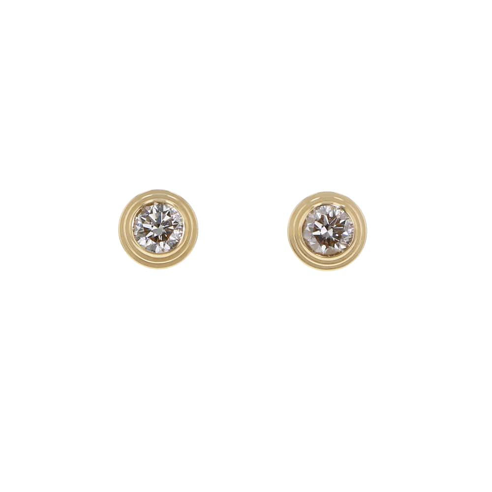 CARTIER Damour Earrings Size MMB8041600 18K Yellow Gold