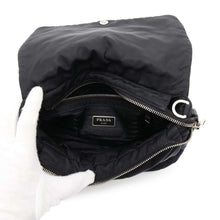 将图像加载到图库查看器中，PRADA Padded Shoulder Bag Black1BD290 Nylon
