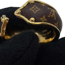 将图像加载到图库查看器中，LOUIS VUITTON Bague Nanogram Sweet Dream Ring Size L BrownM69608 Monogram Gold Plated
