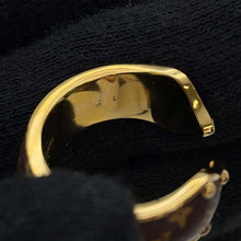 Load image into Gallery viewer, LOUIS VUITTON Bague Nanogram Sweet Dream Ring Size L BrownM69608 Monogram Gold Plated
