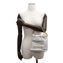 Load image into Gallery viewer, CHANEL CHANEL 22Bag GrayAS3980 Shiny Calf Leather Size Mini
