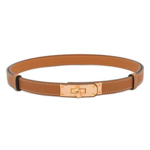 Load image into Gallery viewer, HERMES Kelly Belt Gold Epsom
