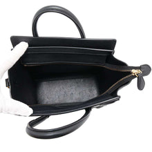 将图像加载到图库查看器中，CELINE Luggage shopper Black168243 Leather Size Nano
