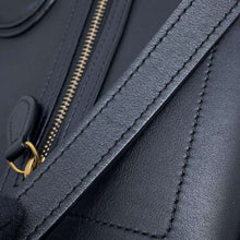 将图像加载到图库查看器中，CELINE Luggage shopper Black168243 Leather Size Nano
