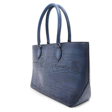 Load image into Gallery viewer, Berluti Calligraphy To Jules Handbag Blue Leather
