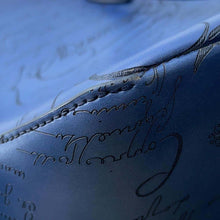 Load image into Gallery viewer, Berluti Calligraphy To Jules Handbag Blue Leather
