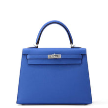 Load image into Gallery viewer, HERMES Kelly Sellier Blue france Epsom Size 25
