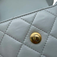 Load image into Gallery viewer, CHANEL Matelasse Chain Vanity Light BlueAS3973 Lambskin Size Small
