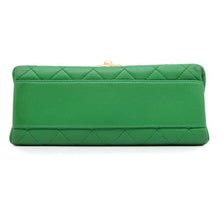 Load image into Gallery viewer, CHANEL Matelasse Top Handle 2WAY Green Lambskin
