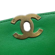 Load image into Gallery viewer, CHANEL Matelasse Top Handle 2WAY Green Lambskin
