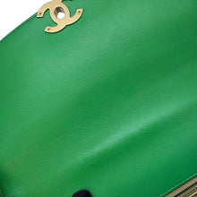 Load image into Gallery viewer, CHANEL Matelasse Top Handle 2WAY Green Lambskin
