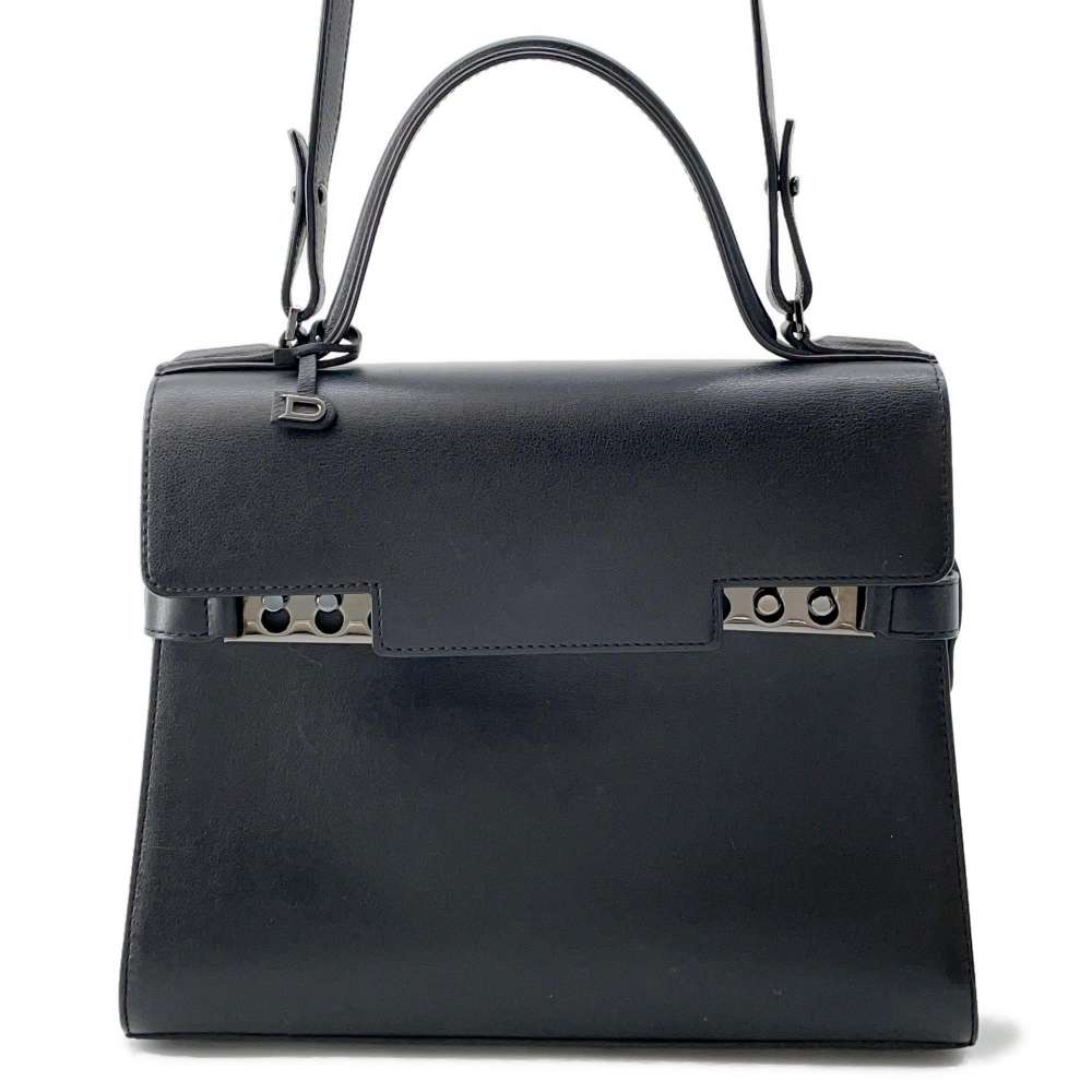 Delvaux Tempate BlackAA0368AAX099ZPV Leather Size MM