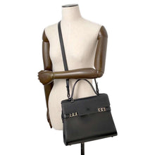 Load image into Gallery viewer, Delvaux Tempate BlackAA0368AAX099ZPV Leather Size MM
