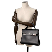 Load image into Gallery viewer, Delvaux Tempate BlackAA0368AAX099ZPV Leather Size MM
