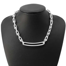 将图像加载到图库查看器中，TIFFANY&amp;Co. Hardware Link Necklace SV925
