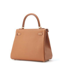 将图像加载到图库查看器中，HERMES Kelly Retourne Gold Togo Leather Size 25
