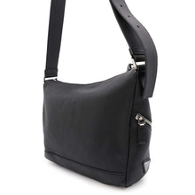 将图像加载到图库查看器中，PRADA Triangle Logo Shoulder Bag Black2VH165 Vittero Dino Leather
