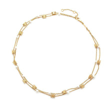 Load image into Gallery viewer, CELINE Les Perles Double Necklace Gold460PK6PRB.01GI Brass Faux Pearl
