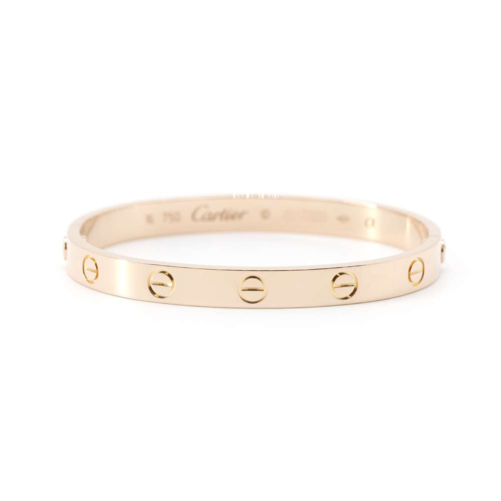 CARTIER Love breath Size 16B60356 18K Pink Gold