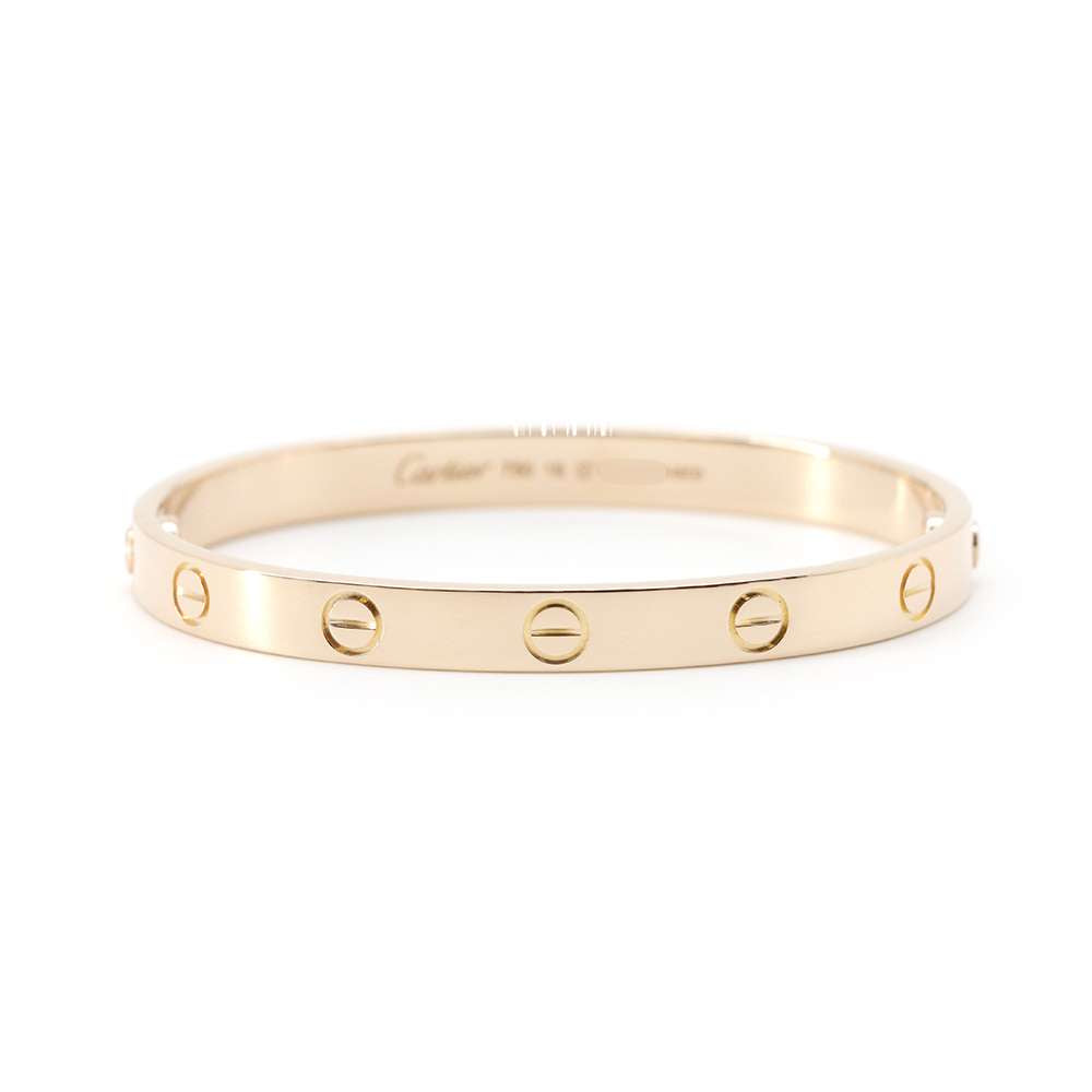 CARTIER Love breath Size 16B60356 18K Pink Gold