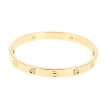 将图像加载到图库查看器中，CARTIER Love breath half diamond Size 16B6035916 18K Yellow Gold
