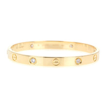 将图像加载到图库查看器中，CARTIER Love breath half diamond Size 16B6035916 18K Yellow Gold
