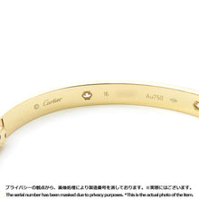 Load image into Gallery viewer, CARTIER Love breath half diamond Size 16B6035916 18K Yellow Gold
