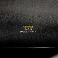 将图像加载到图库查看器中，HERMES PochetteKelly Black Swift Leather Size 22
