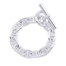 Load image into Gallery viewer, HERMES Chaine d&#39;Ancre Bracelet 12 frames Size TGM SV925
