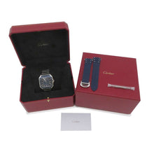 将图像加载到图库查看器中，CARTIER Santos de Cartier watch W39.8mm Stainless Steel PVD Blue DialWSSA0048
