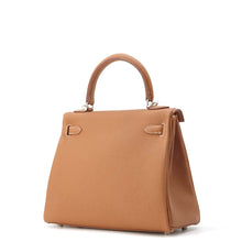 将图像加载到图库查看器中，HERMES Kelly Retourne Gold Togo Leather Size 25
