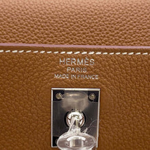 将图像加载到图库查看器中，HERMES Kelly Retourne Gold Togo Leather Size 25
