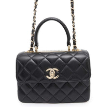 将图像加载到图库查看器中，CHANEL Top handle 2WAYHandbag BlackAS4654 Lambskin Size 20
