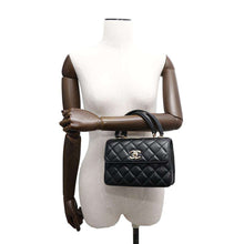 将图像加载到图库查看器中，CHANEL Top handle 2WAYHandbag BlackAS4654 Lambskin Size 20
