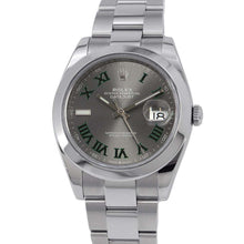 Load image into Gallery viewer, ROLEX Datejust W41mm Stainless Steel Slate Dial126300
